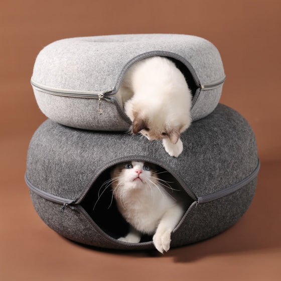 NanaSpoilsMe™ Cats Tunnel Interactive Play Toy