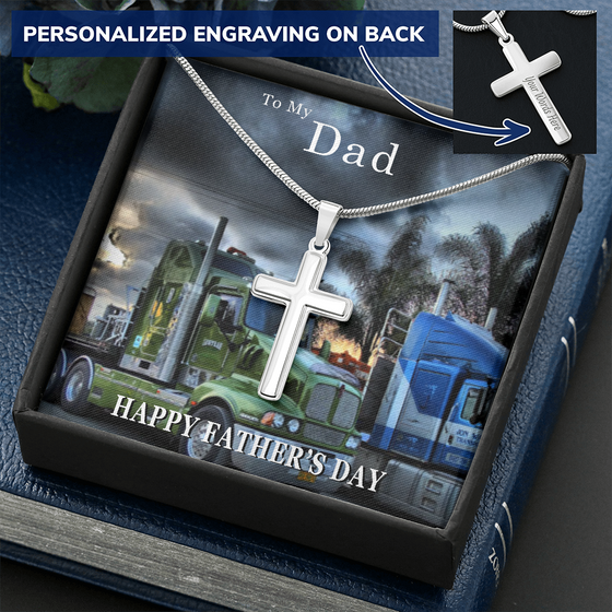 Fathers Day Gift From Daughter Engraving Trucks- Sentimental Dad Gift from Daughter, Dad Birthday Gift from Daughter,