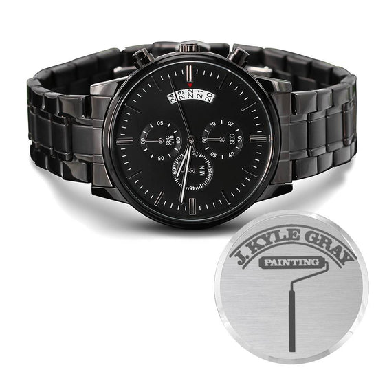 Custom Company Business Logo-Chronograph Watch